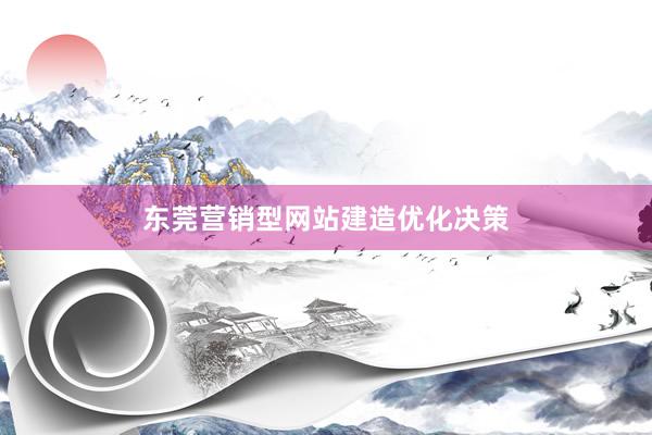 东莞营销型网站建造优化决策